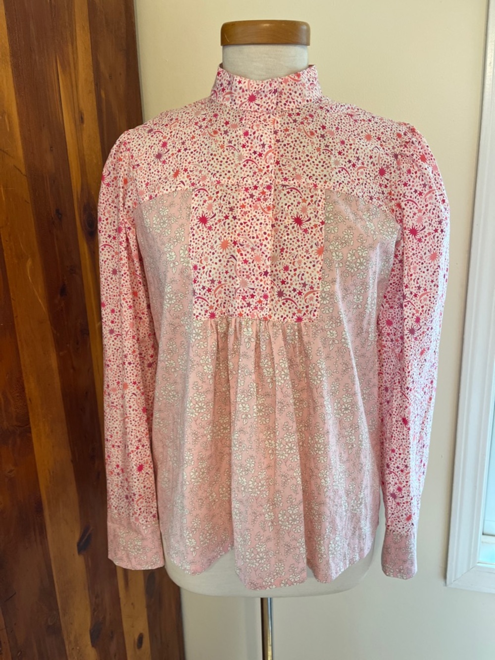 RARE Pamela Mayer Warner MED blouse like new